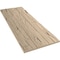 Ekena Millwork Rustic Three Board Joined Board-n-Batten Hand Hewn Faux Wood Shutters w/No Batten, 16 1/2W x 76H, PR SHUBJN16X76HHPR - alternate 18